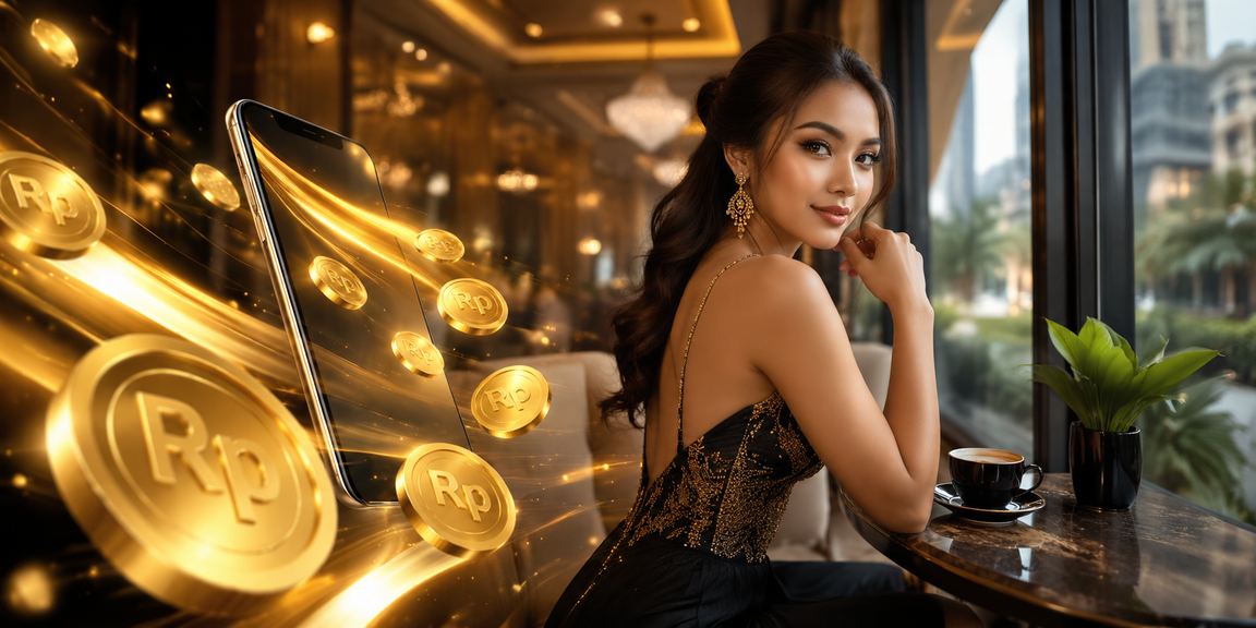 Pengguna membaca syarat dan ketentuan platform kasino online di kafe Indonesia