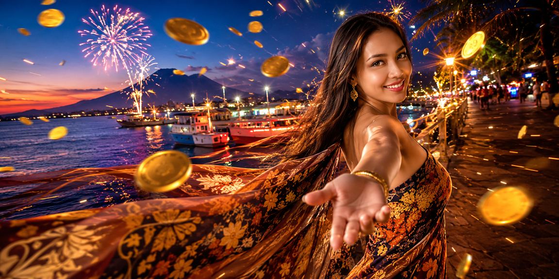 Festival taruhan olahraga yang ramai dengan layar pertandingan langsung